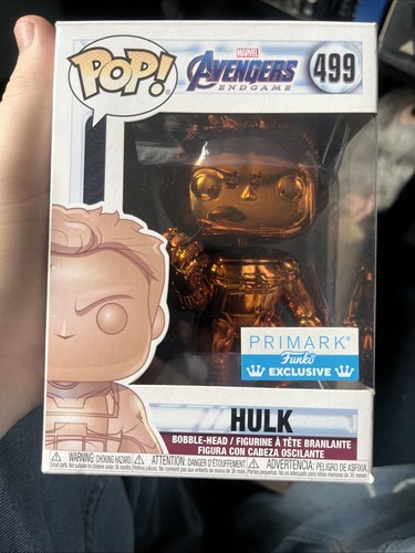 Hulk orange chrome 499 funko - chrome,